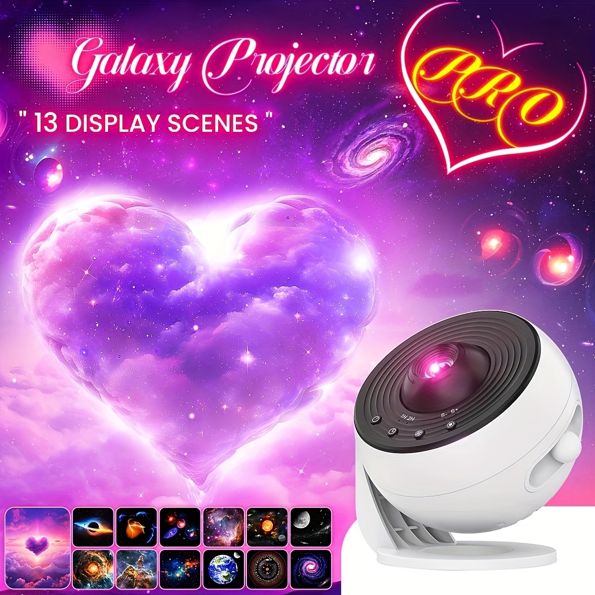 Planetarium Projector Home - Galaxy Star Projector 360° Rotation Planetarium