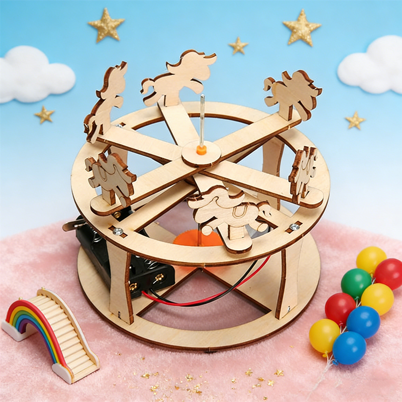 Science Toy - HUAHUABuild Your Own Carousel Educational Toy