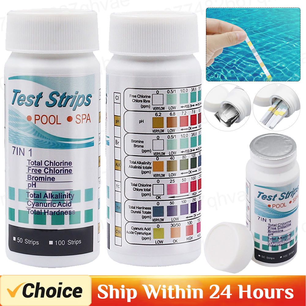 Ph Strip Test - 7 in 1 Swimming Pool PH