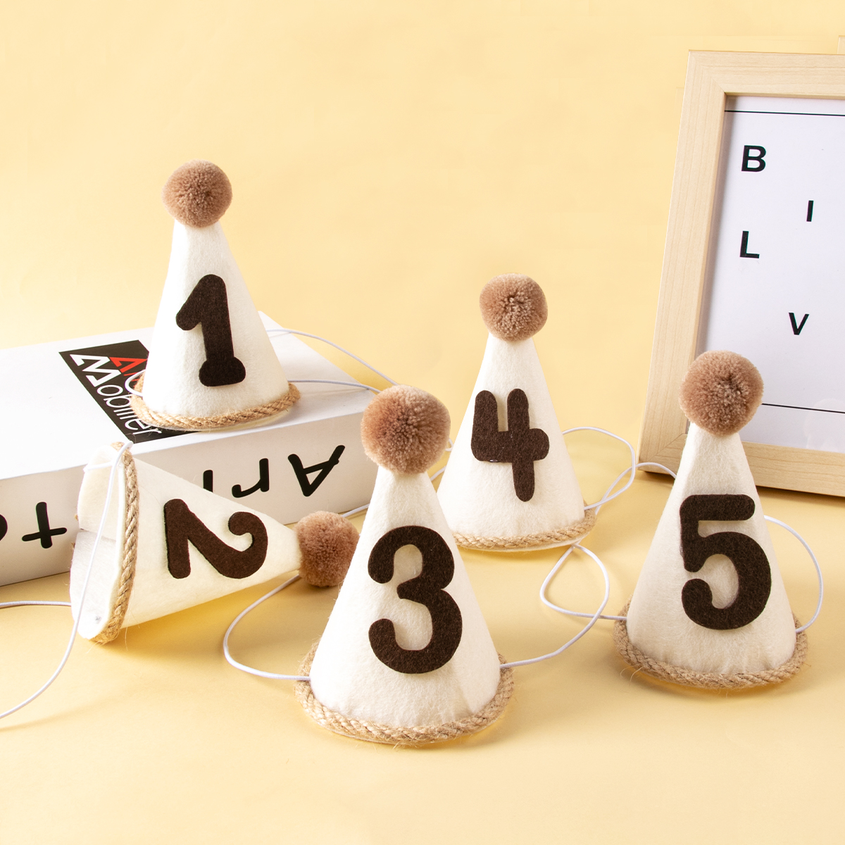 Science Of Happiness - Baby One Year Crown Hats Birthday