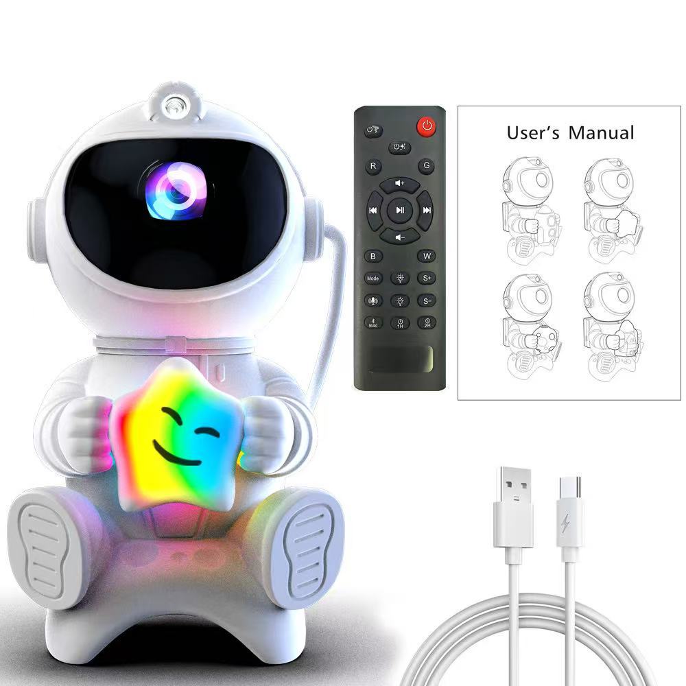 Planetarium Projector Home - LED Astronaut Projector Night Light Nebula