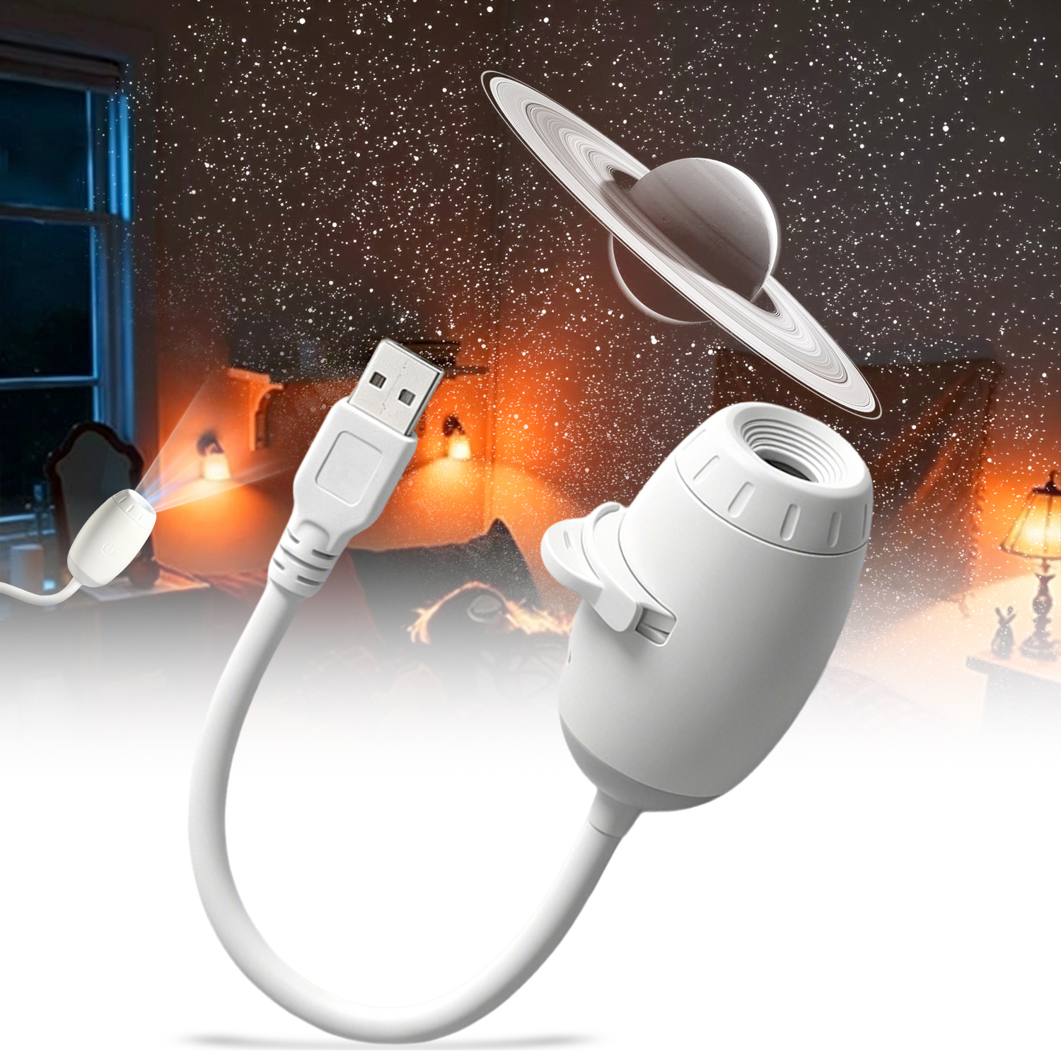 Planetarium Projector Home - Mini Galaxy Star Projector Two In