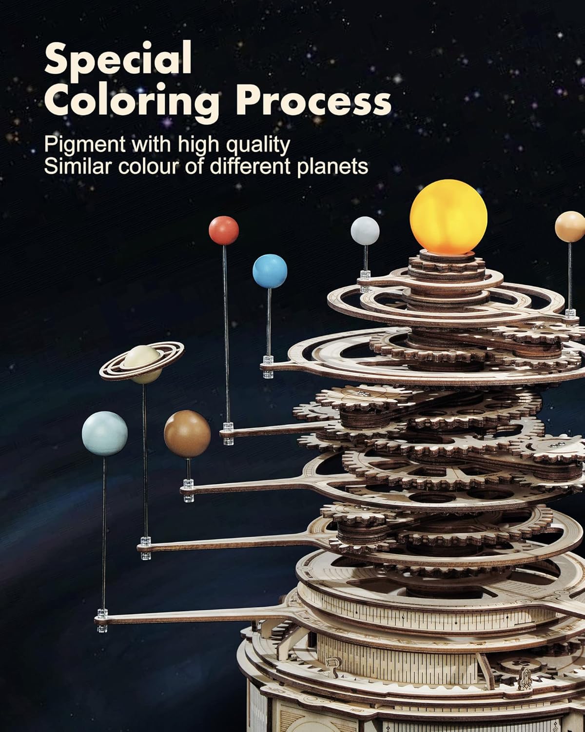 3D Wooden Puzzles for Adults-O - Solar System Orrery avis et prix