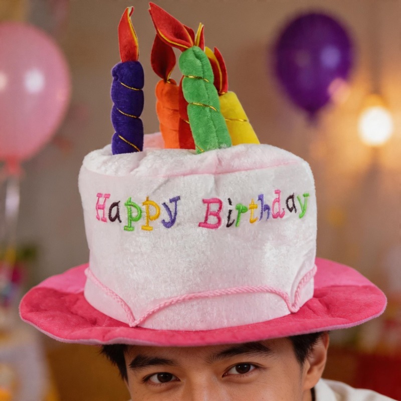 Birthday Cake Hat Birthday Can - Science Of Happiness avis et prix