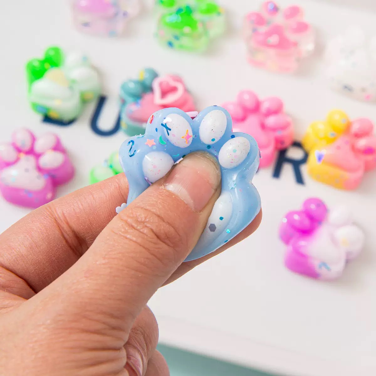 30pcs Mini Cute Cat Claw Plush - Crystal Growing Kit avis et prix