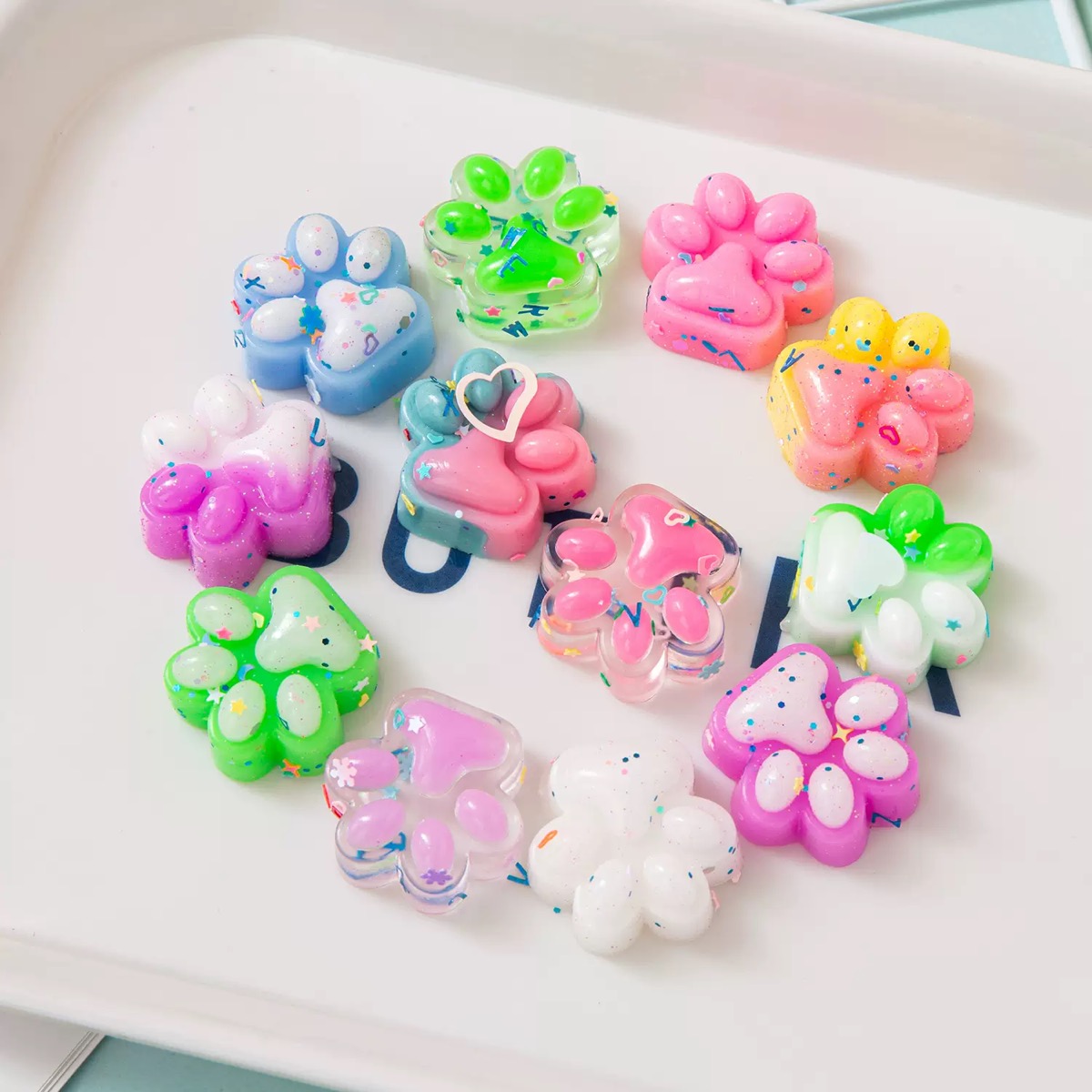 30pcs Mini Cute Cat Claw Plush - Crystal Growing Kit avis et prix