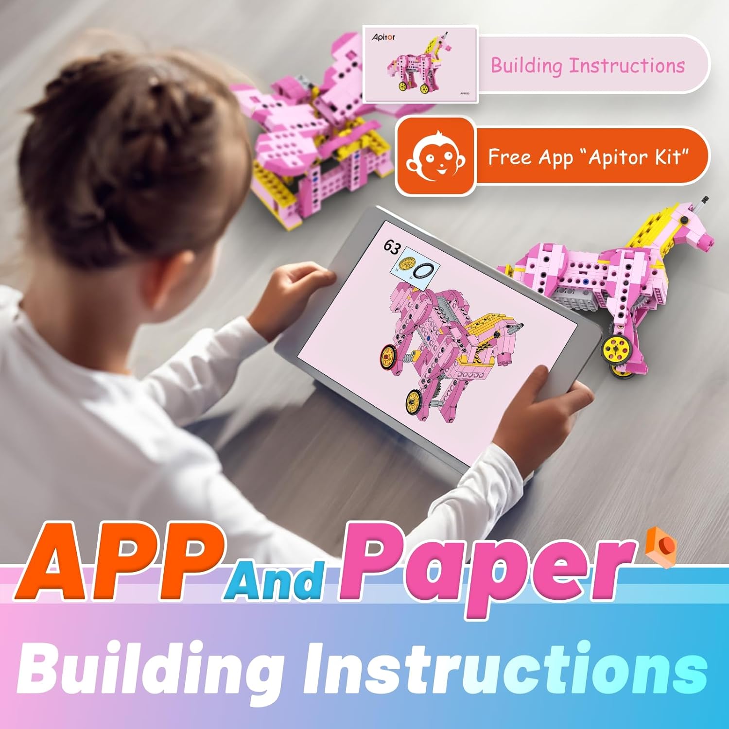 Apitor STEM Toys for Girls Gif - Science Robot avis et prix