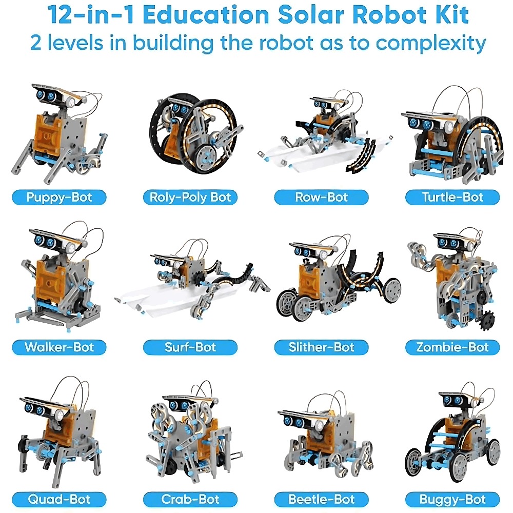 Solar Robot Building Blocks 12 - Science Robot avis et prix