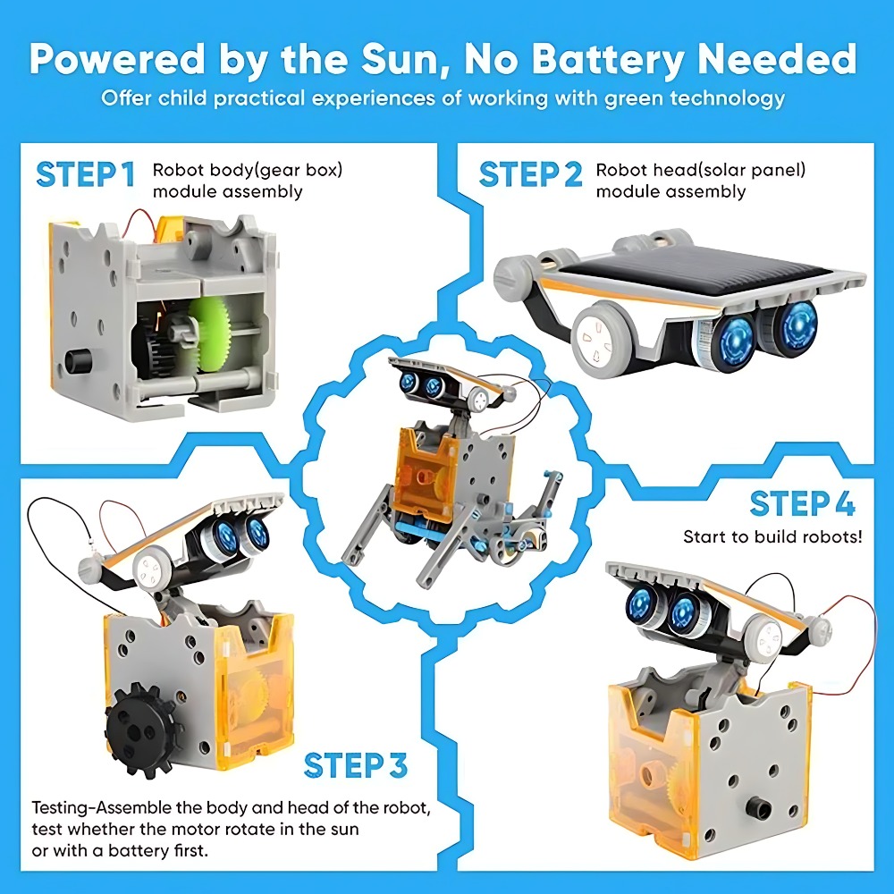 Solar Robot Building Blocks 12 - Science Robot avis et prix