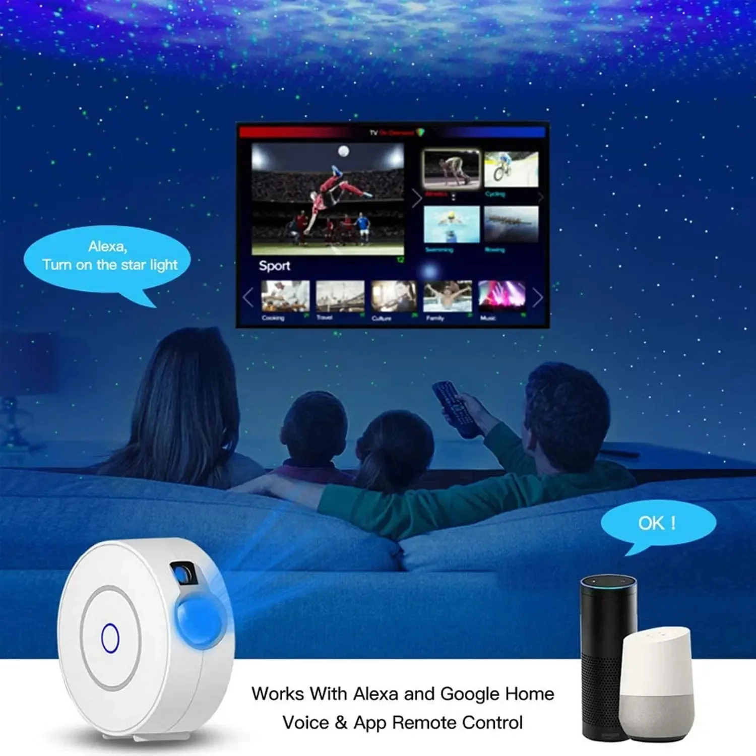 Tuya WiFi Intelligent Aurora G - Planetarium Projector Home avis et prix