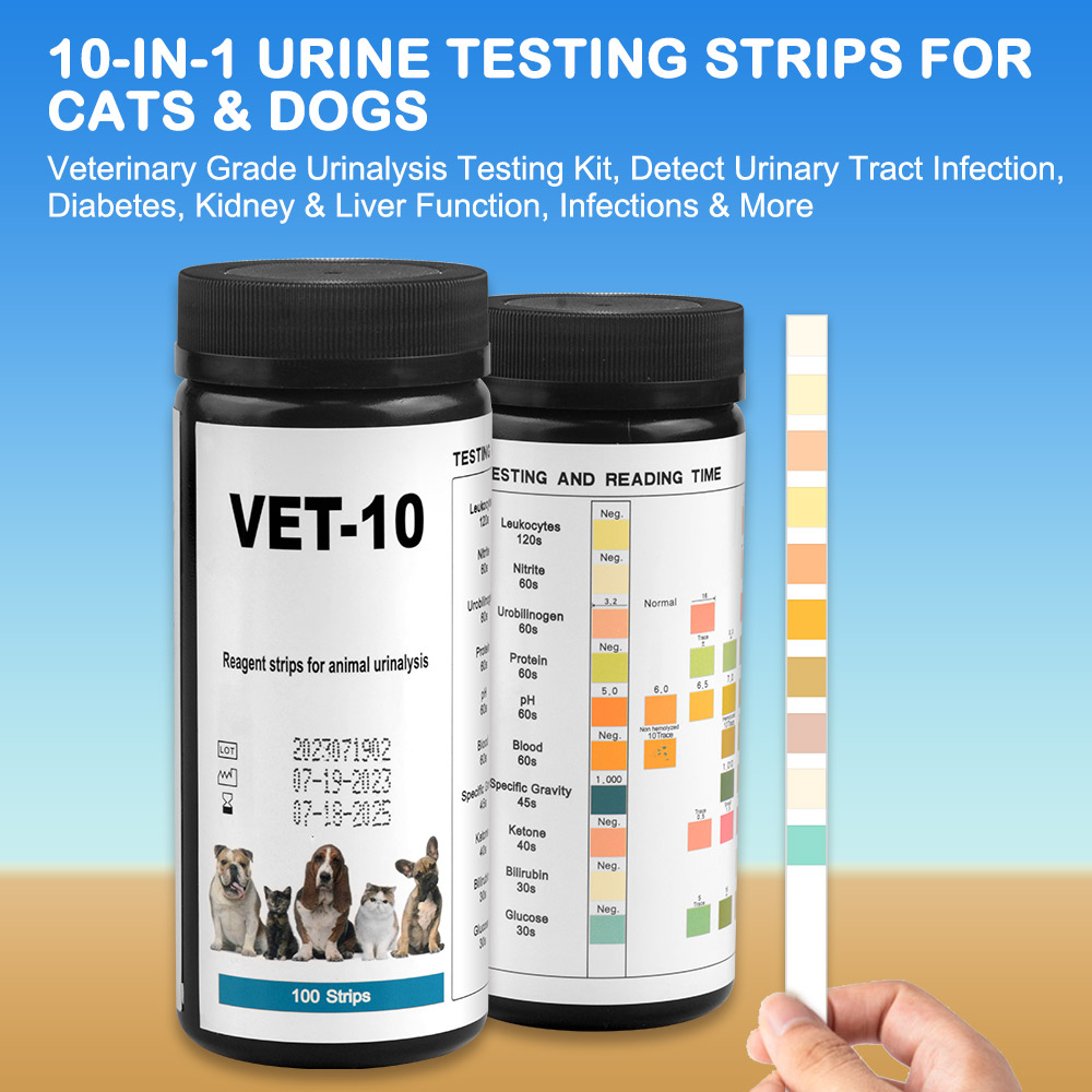 Pet Urine Testing Strips, 100  - Ph Strip Test avis et prix