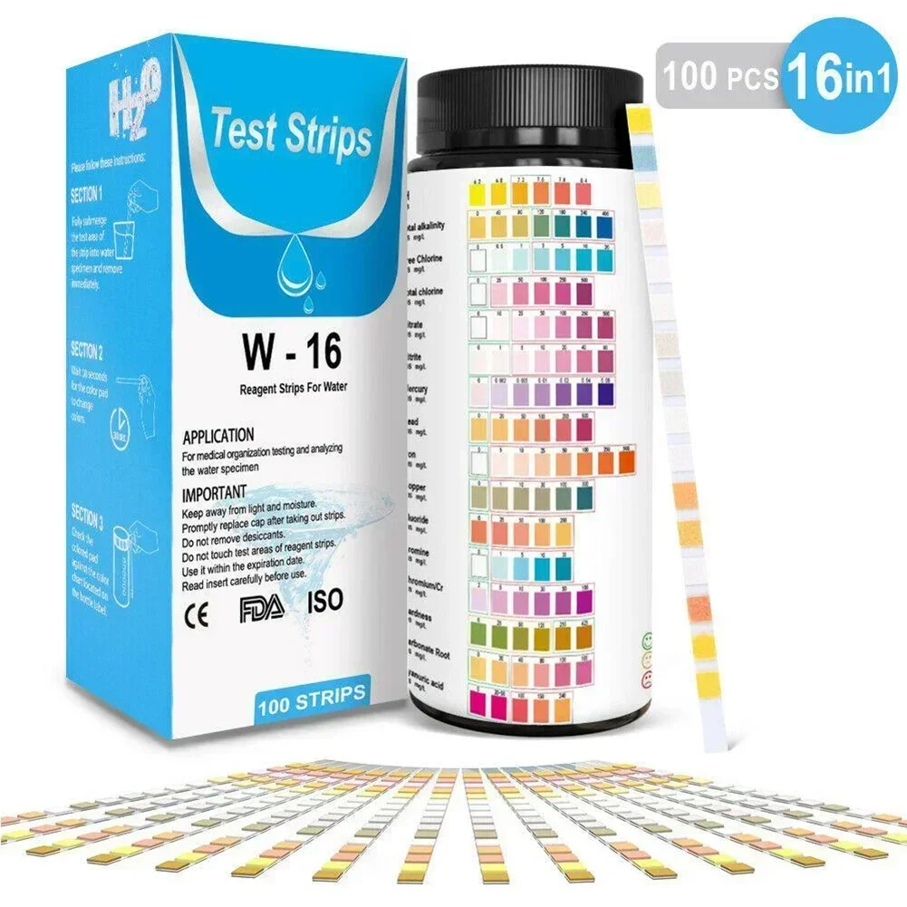 16 In 1 Drinking Water Test Ki - Ph Strip Test avis et prix