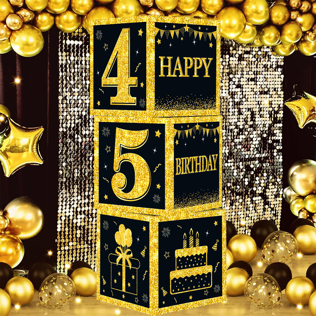 Black Gold Birthday Number Pap - Science Of Happiness avis et prix