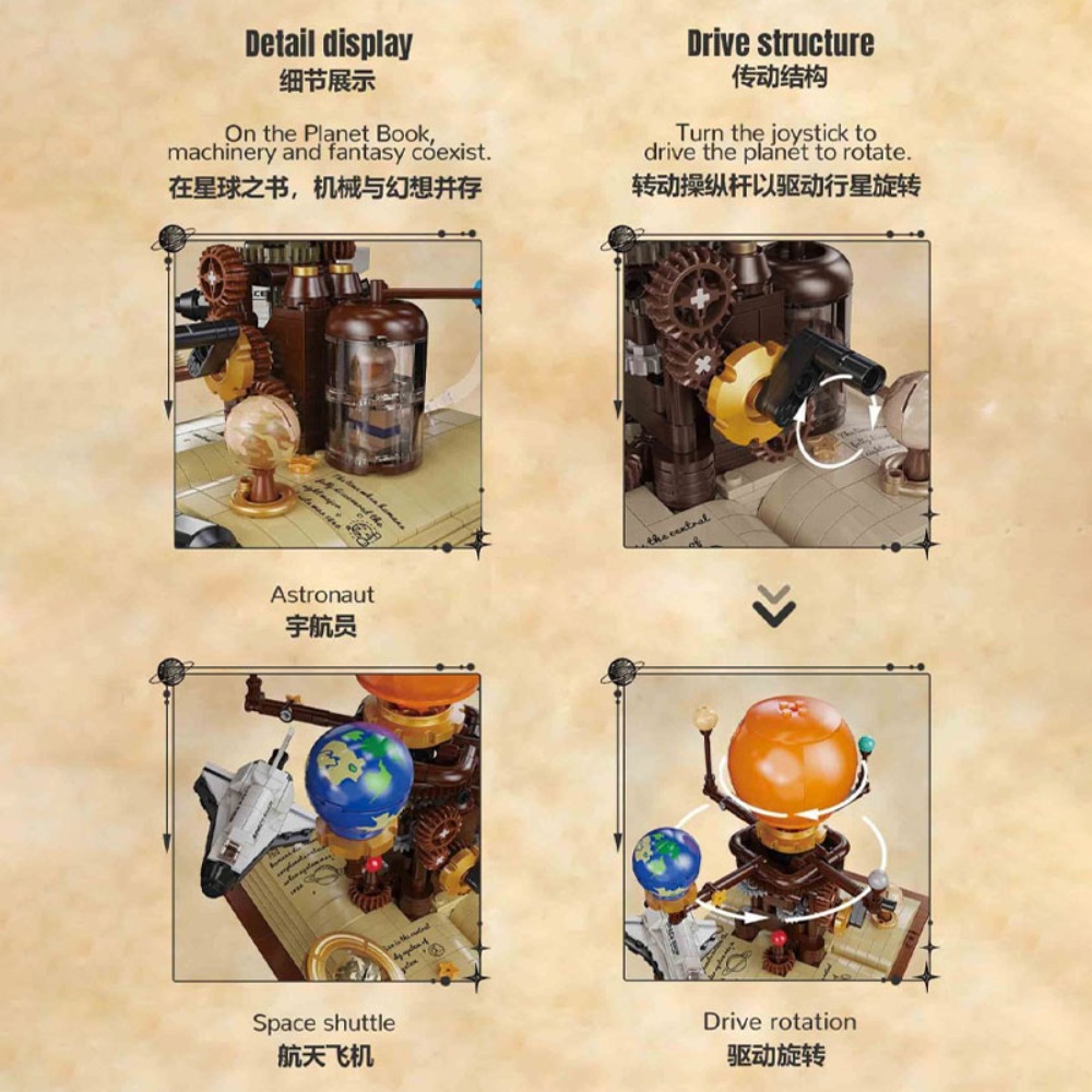 672pcs Solar System Orrery Bui - Solar System Orrery avis et prix