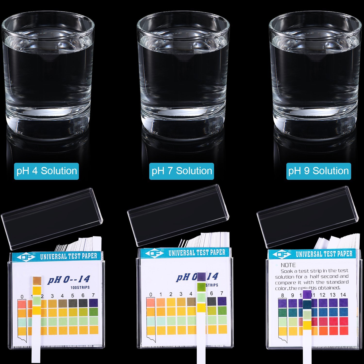 100 Strips 0-14 PH Alkaline Ac - Ph Strip Test avis et prix