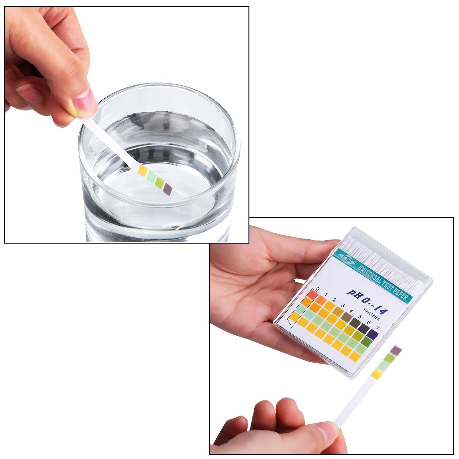 100 Strips 0-14 PH Alkaline Ac - Ph Strip Test avis et prix