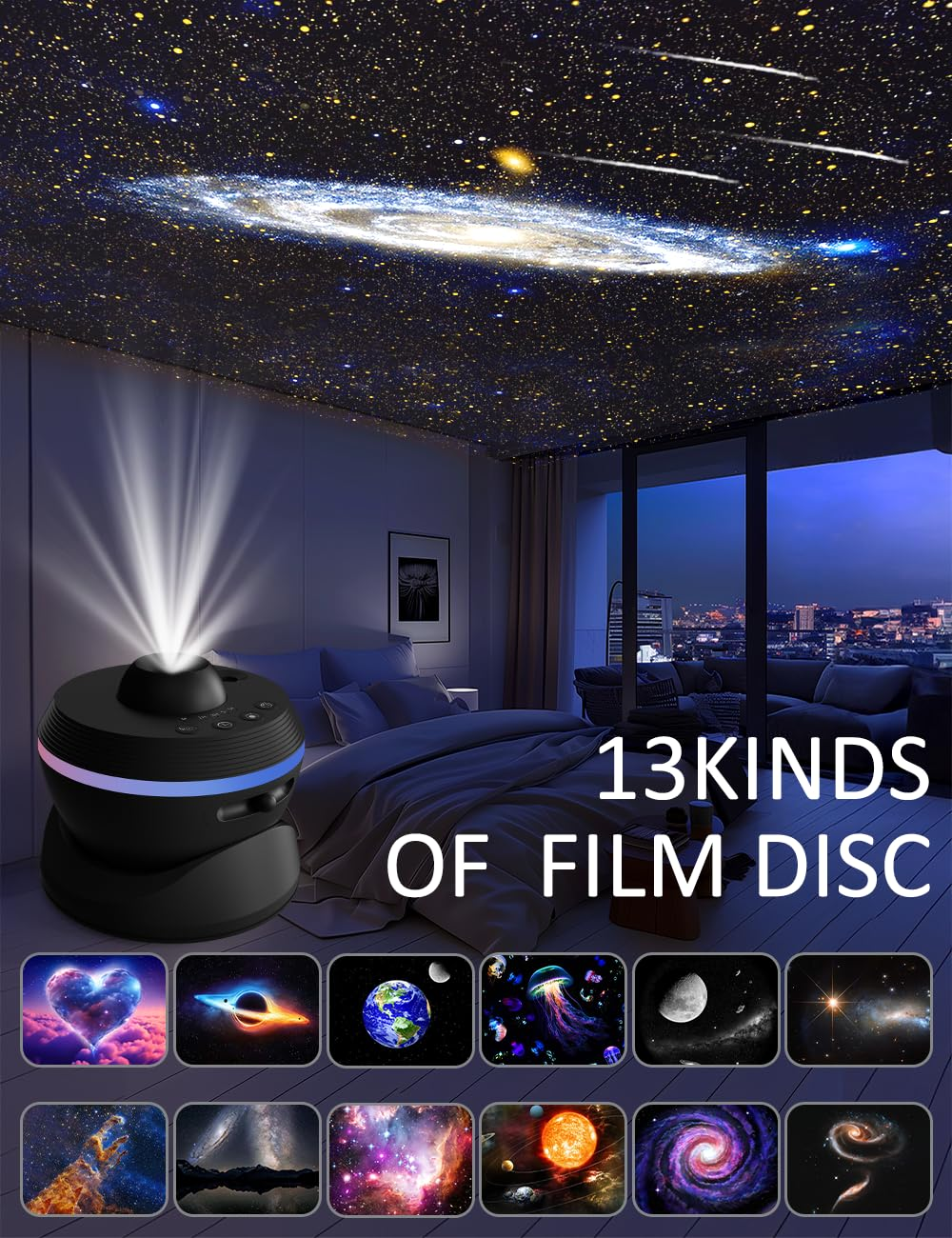 13 in 1 Galaxy Star Projector  - Planetarium Projector Home avis et prix