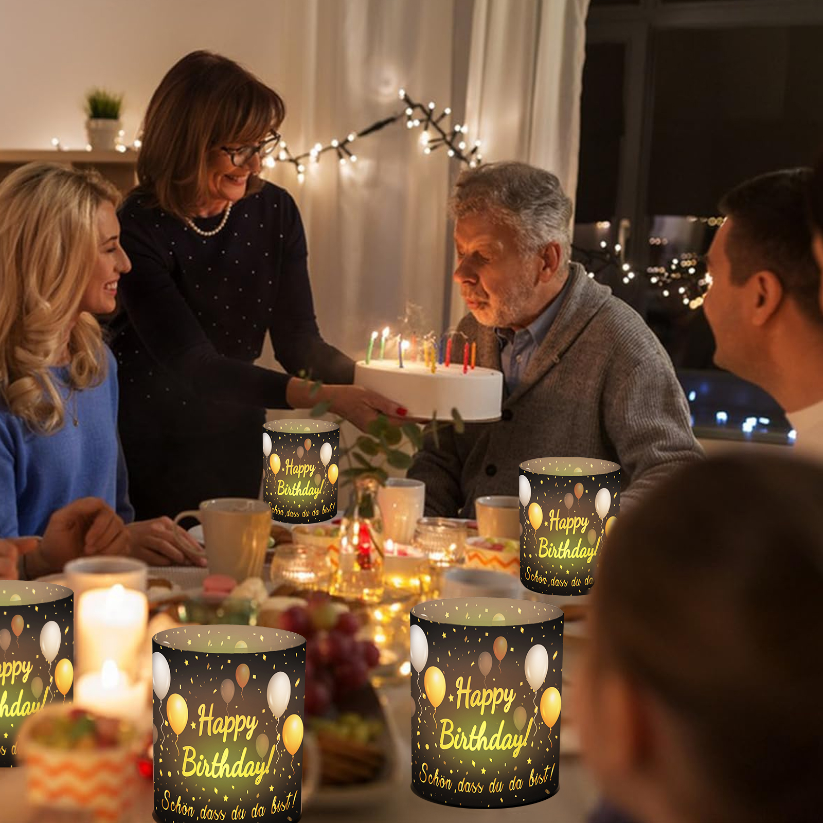 12pcs Happy Birthday Candle Ta - Science Of Happiness avis et prix