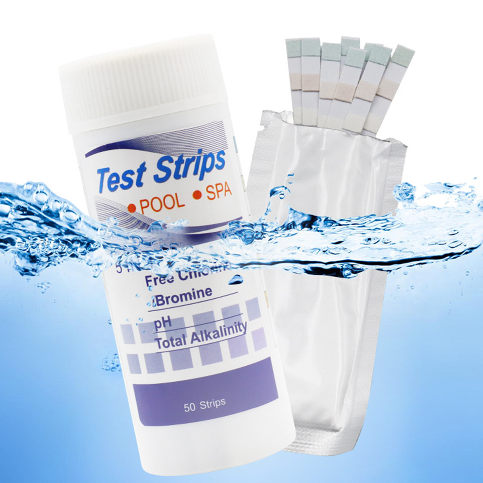 50pcs Multipurpose Chlorine PH - Ph Strip Test avis et prix
