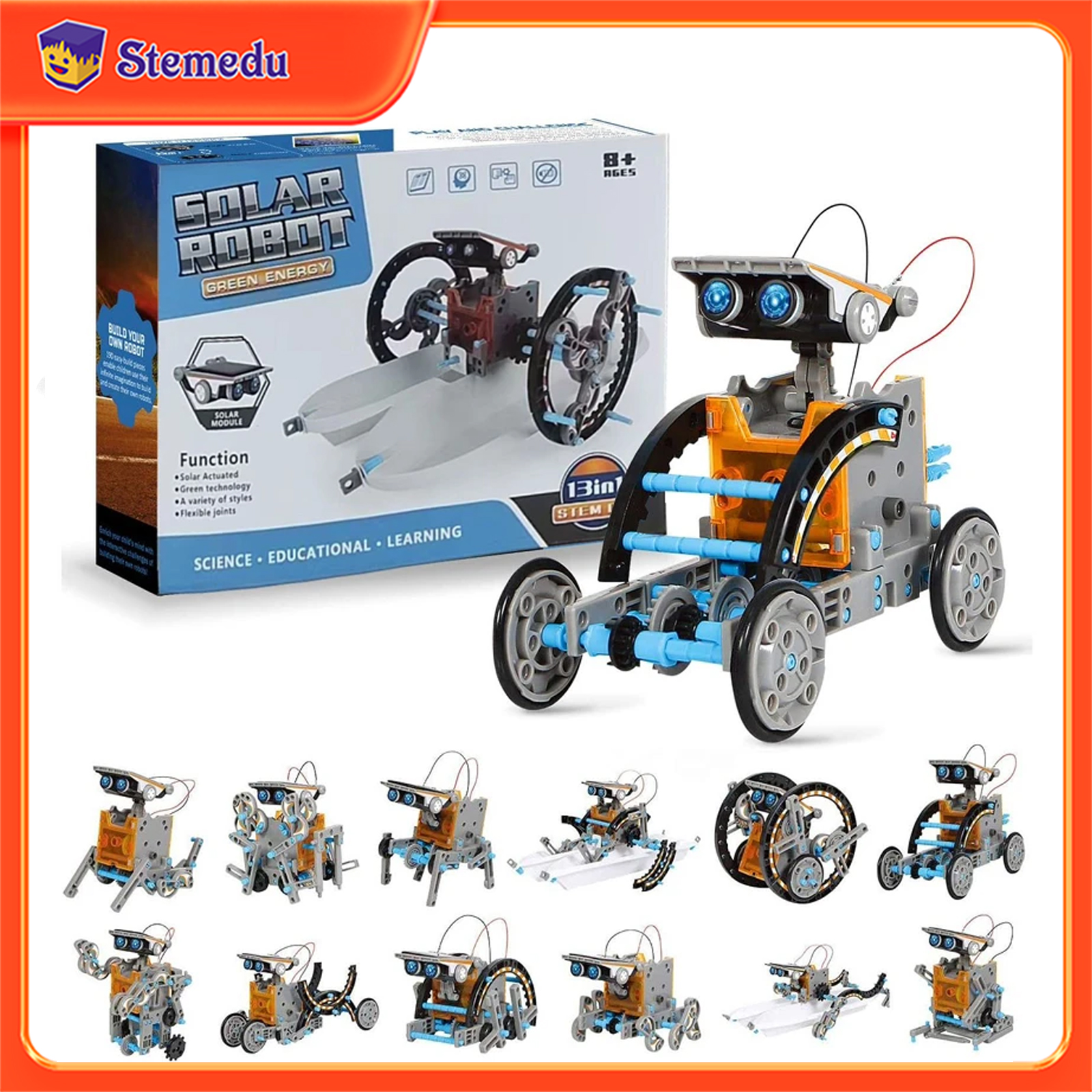 13 in 1 Solar Powered Robot Sc - Science Robot avis et prix