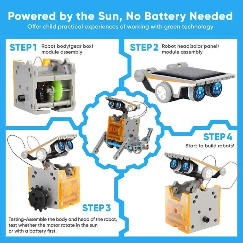 13 in 1 Solar Powered Robot Sc - Science Robot avis et prix